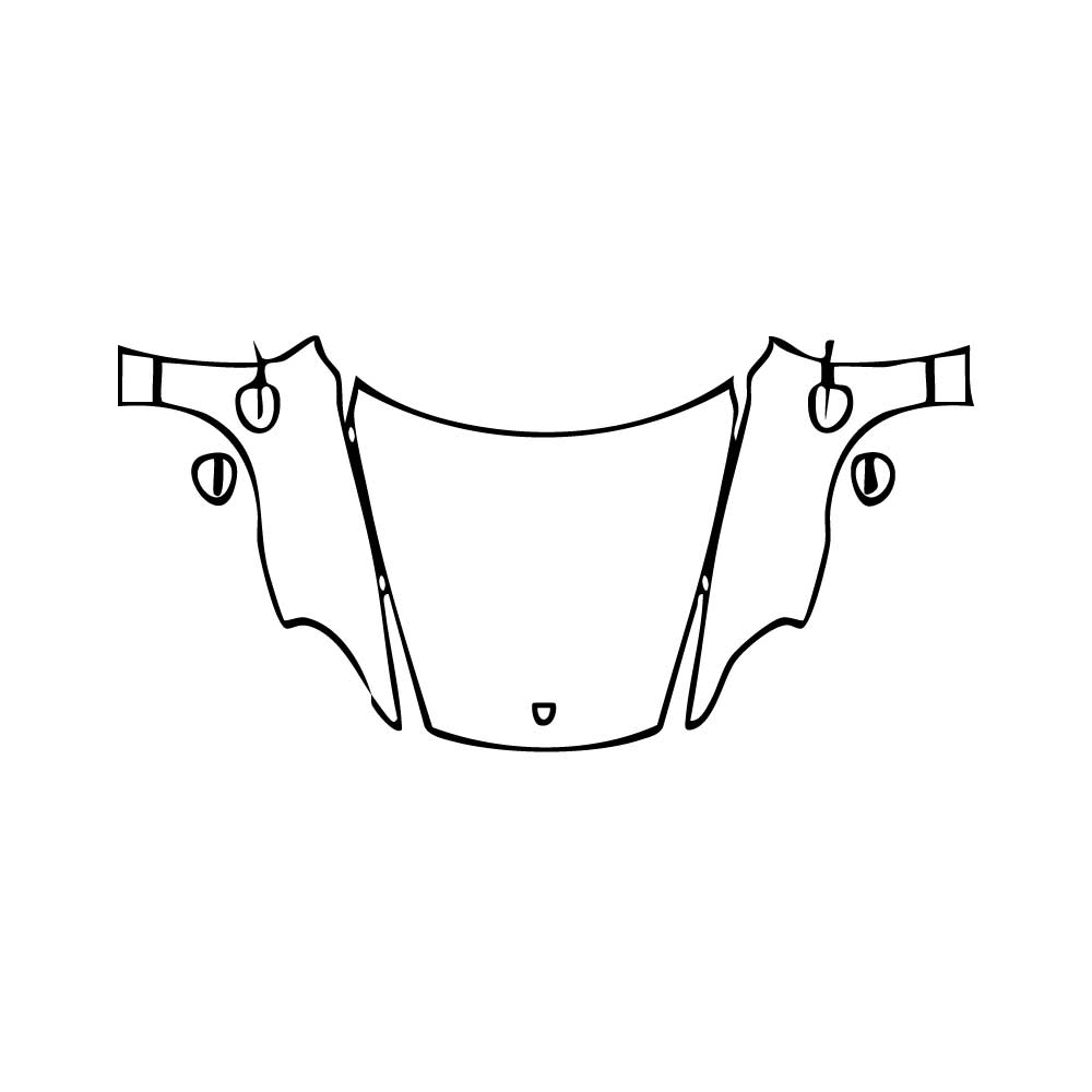 Pre-Cut PPF Porsche Taycan Sedan Taycan Turbo S 2019 - PPF-Kits