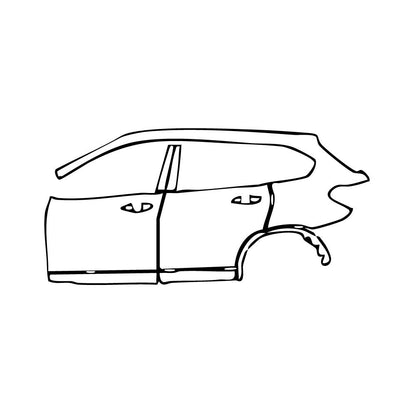 Pre-Cut PPF BMW X1 Standard Wheelbase Base 2020 - PPF-Kits