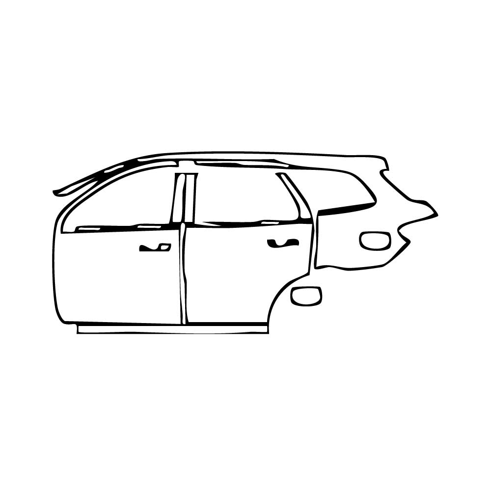 Pre-Cut PPF Ford Everest sport 2017 - PPF-Kits