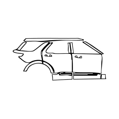 Pre-Cut PPF Ford Explorer 2020 - PPF-Kits