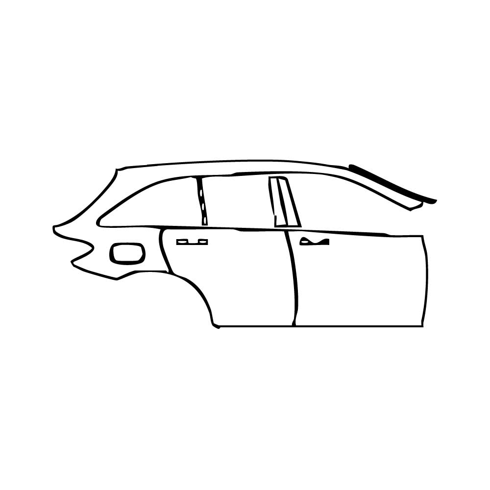 Pre-Cut PPF Mercedes-Benz GLC SUV Standard Wheelbase (GLC) AMG Line 2016 - PPF-Kits