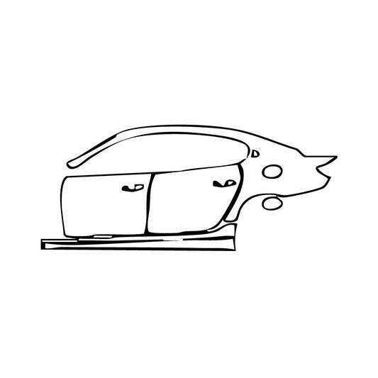 Pre-Cut PPF Maserati Quattroporte Quattroporte S Q4 GranSport 2018 - PPF-Kits