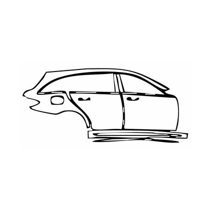 Pre-Cut PPF Mercedes-Benz C Class Estate AMG C63 2015 - PPF-Kits