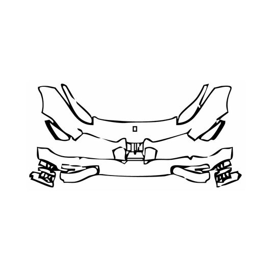 Pre-Cut PPF Ferrari 488 Challenge 2017 - PPF-Kits