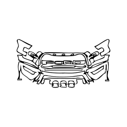 Pre-Cut PPF Ford F-150 Raptor SuperCrew 2017 - PPF-Kits