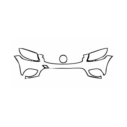 Pre-Cut PPF Mercedes-Benz GLC SUV Standard Wheelbase (GLC) Base 2016 - PPF-Kits