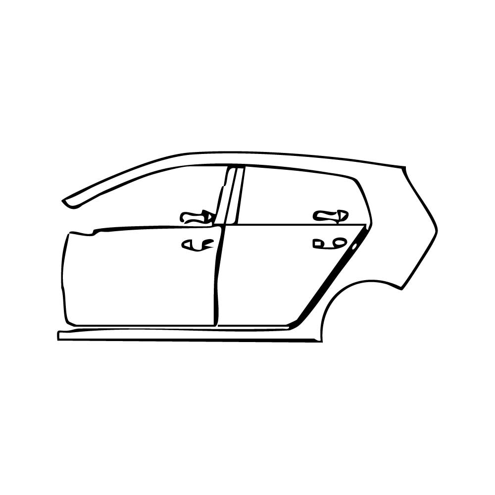 Pre-Cut PPF Volkswagen Golf Golf R-line 2018 - PPF-Kits