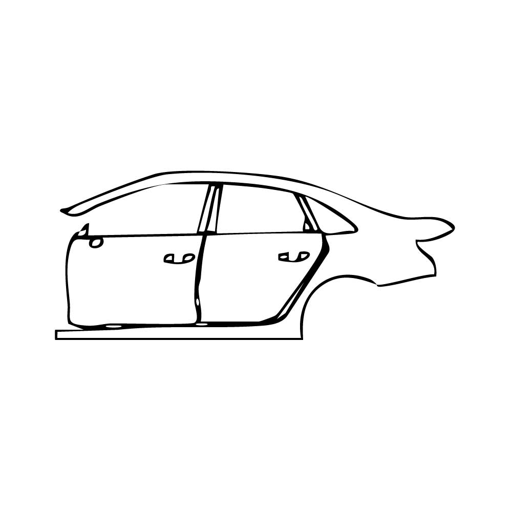 Pre-Cut PPF Audi A4 A4 Saloon Sedan Base 2017 - PPF-Kits