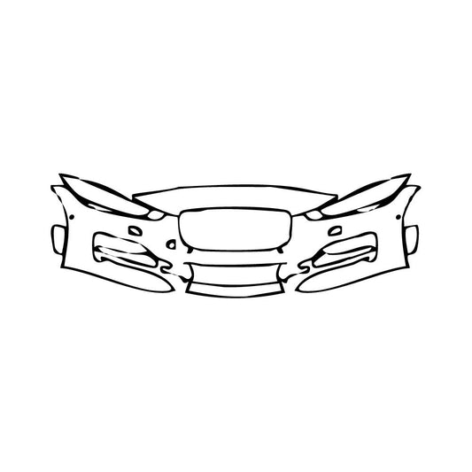 Pre-Cut PPF Jaguar XE XE (standard wheelbase) R-Sport 2015 - PPF-Kits