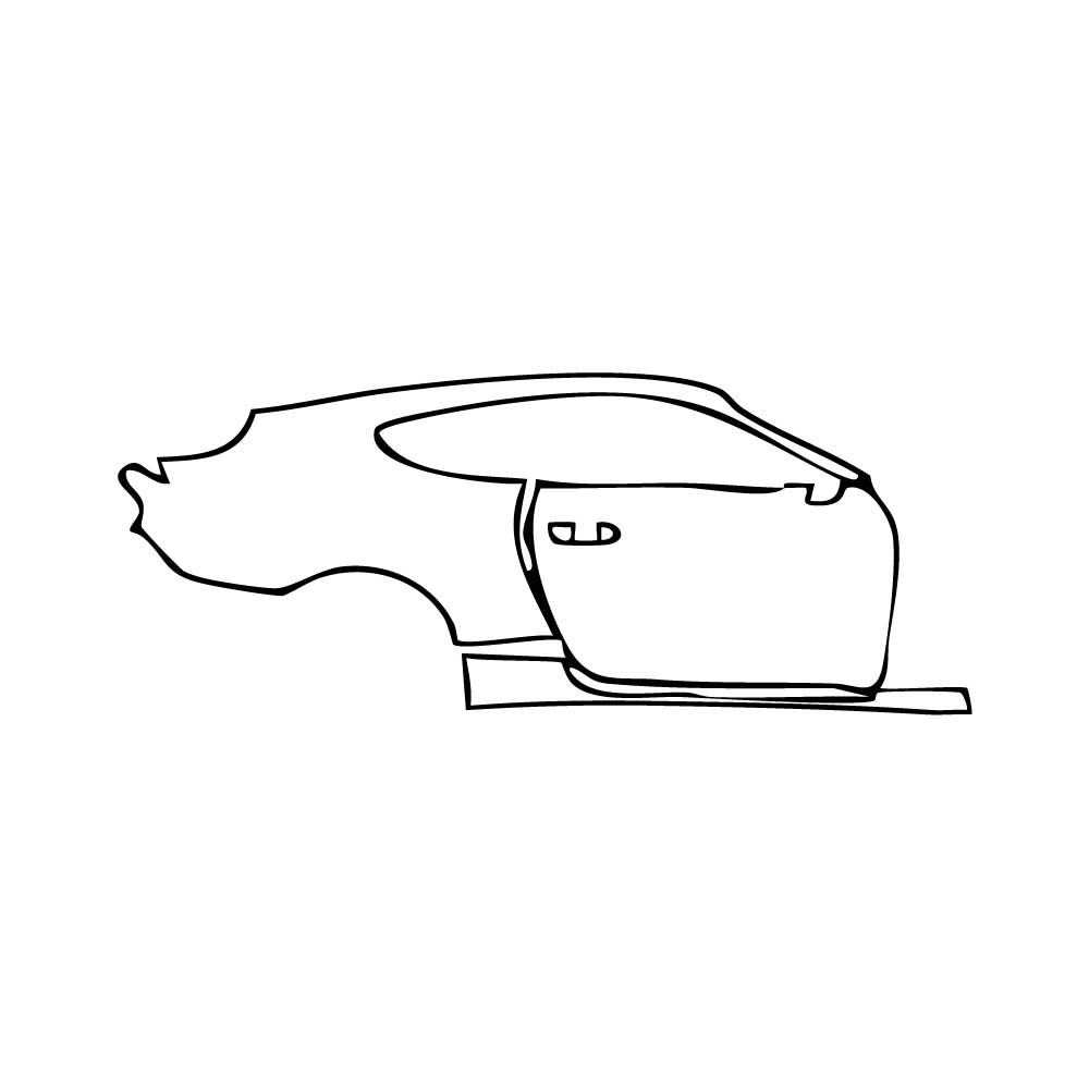 Pre-Cut PPF Ford Mustang Fastback EcoBoost 2015 - PPF-Kits