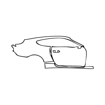 Pre-Cut PPF Ford Mustang Fastback EcoBoost 2015 - PPF-Kits