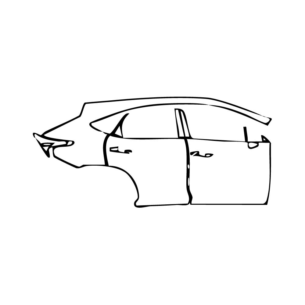 Pre-Cut PPF Lexus NX F-Sport 2014 - PPF-Kits