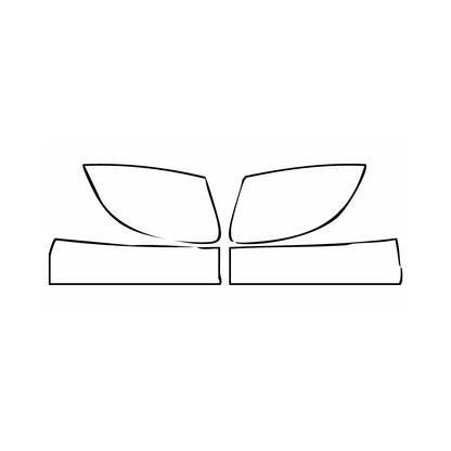 Pre-Cut PPF Maserati Ghibli Ghibli S Q4 Base 2014 - PPF-Kits