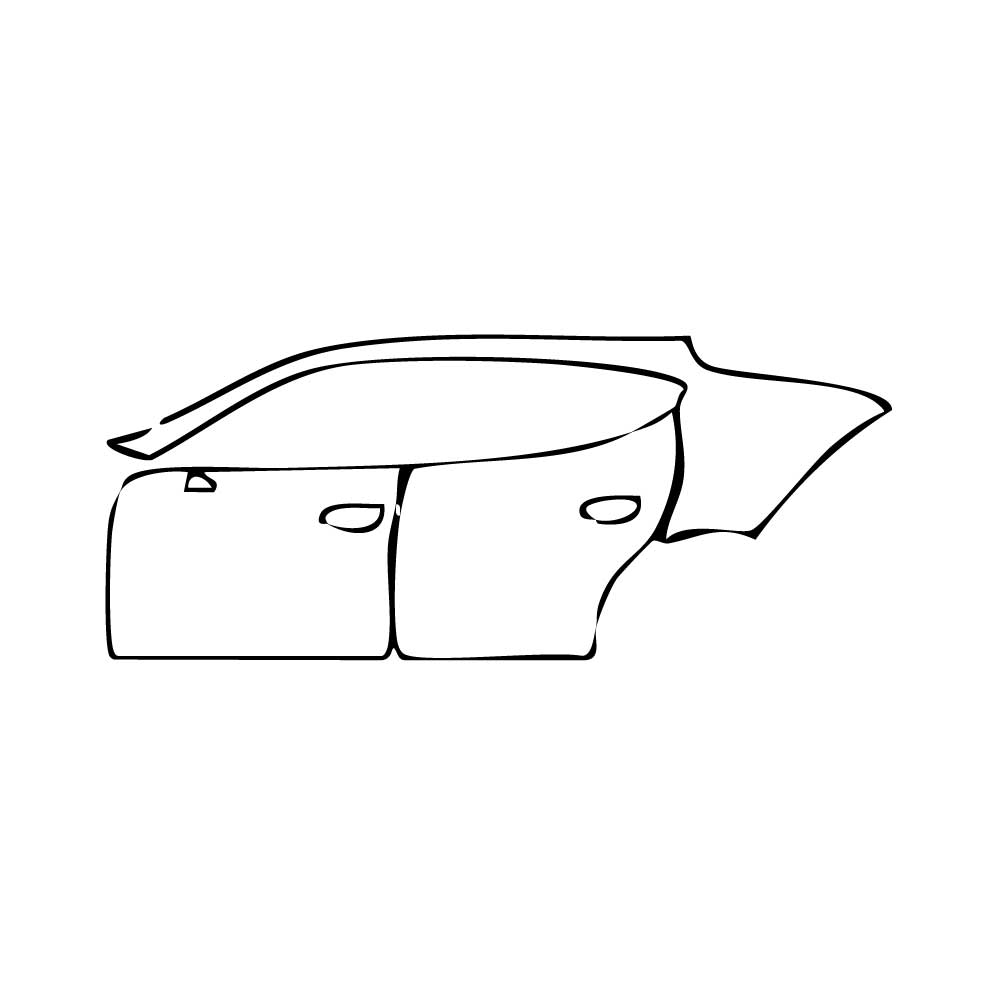 Pre-Cut PPF Porsche Panamera Sedan Panamera Turbo 2010 - PPF-Kits