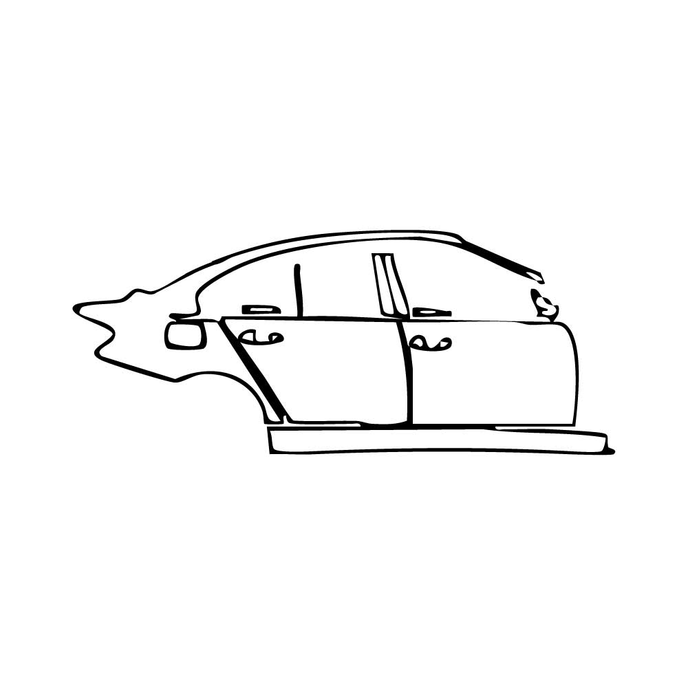 Pre-Cut PPF BMW 3 Series Sedan Base Extended Wheelbase 2013 - PPF-Kits