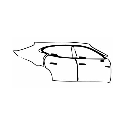 Pre-Cut PPF Porsche Taycan Sport Turismo Taycan Turbo Sport Turismo 2025 - PPF-Kits