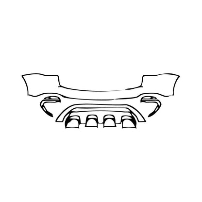 Pre-Cut PPF Volkswagen Taos (US) SE Black 2025 - PPF-Kits