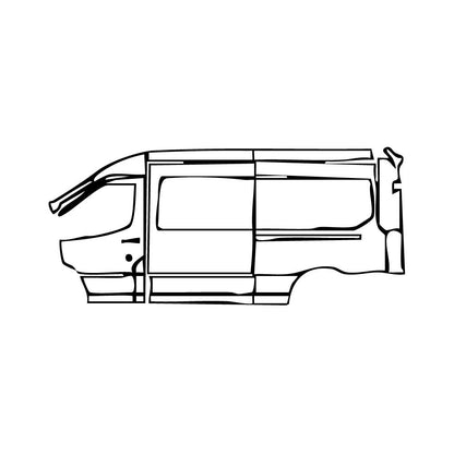 Pre-Cut PPF Ford Transit (US) Medium Roof Long 2025 - PPF-Kits