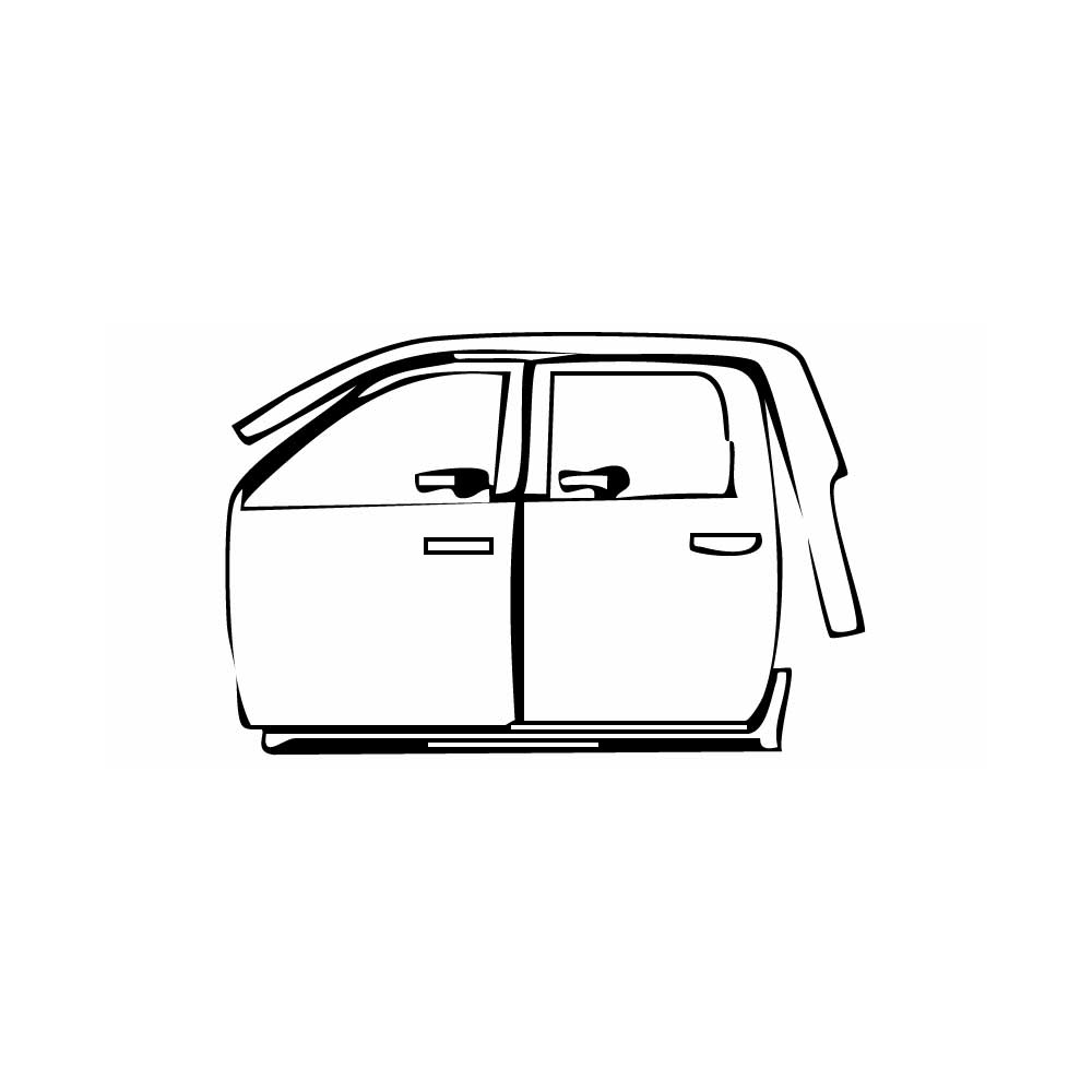 Pre-Cut PPF RAM Trucks 2500 Crew Cab Limited Longhorn 2025 - PPF-Kits