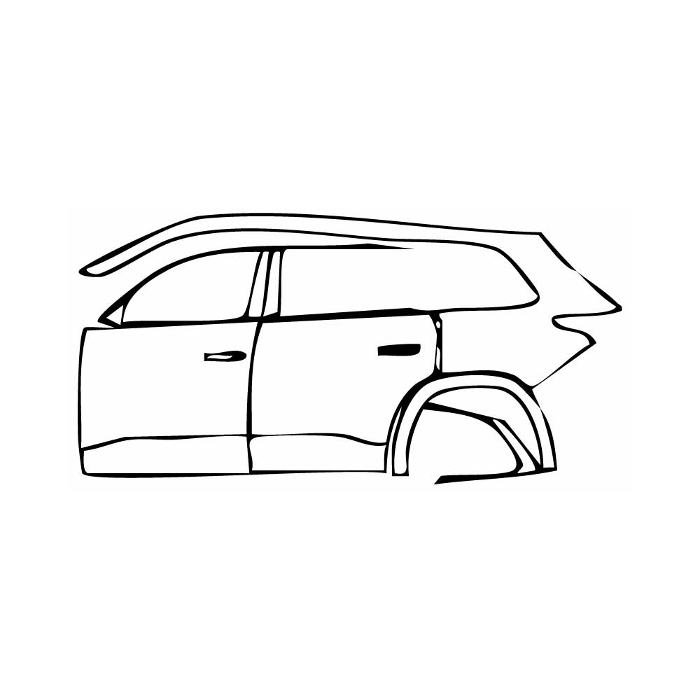 Pre-Cut PPF Volkswagen Teramont Pro Base 2025 - PPF-Kits
