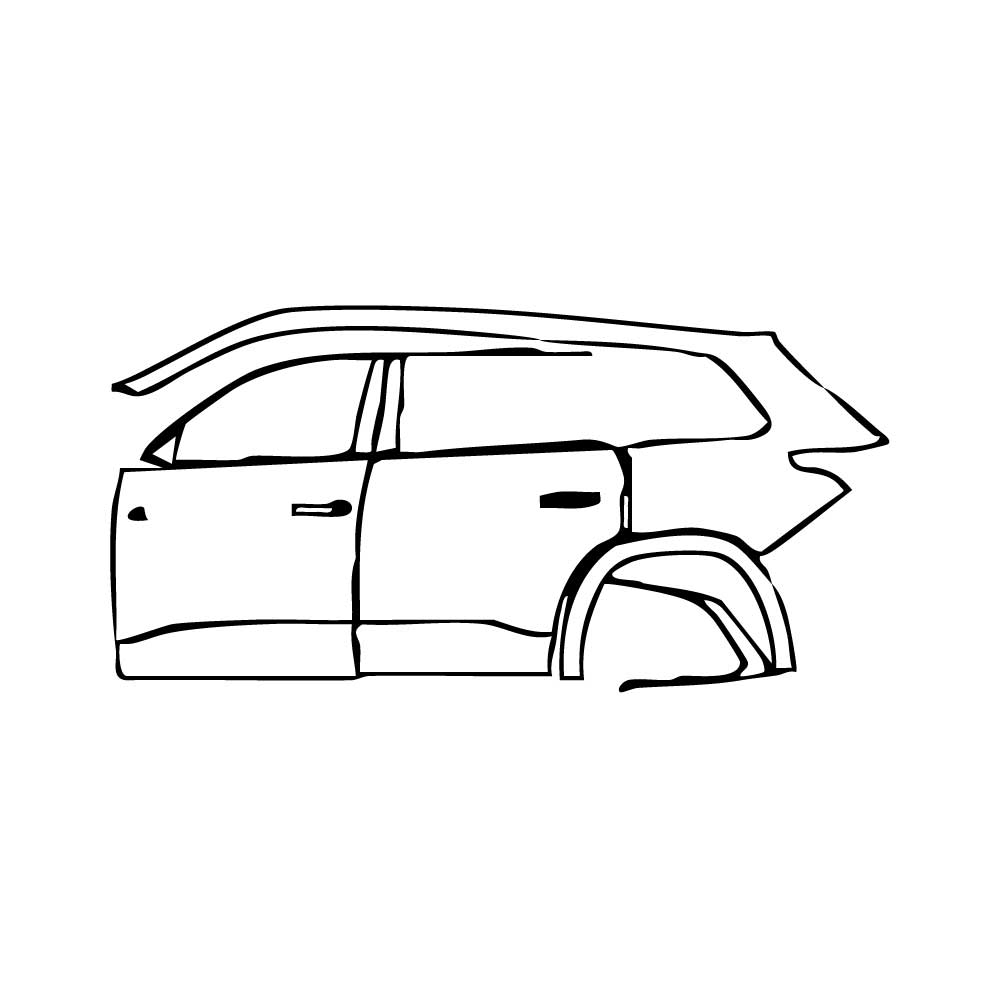 Pre-Cut PPF Volkswagen Teramont Pro R-Line 2025 - PPF-Kits