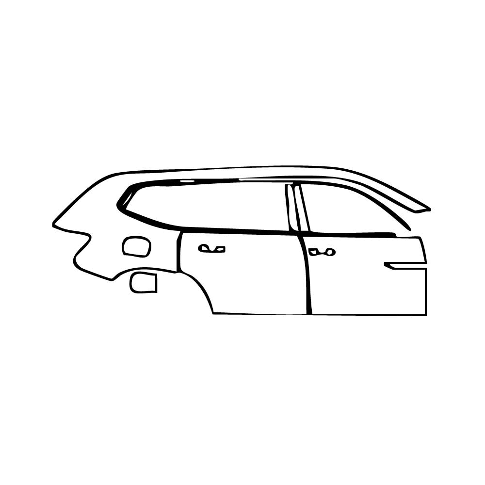 Pre-Cut PPF Volkswagen Atlas (US) Peak Edition 2025 - PPF-Kits