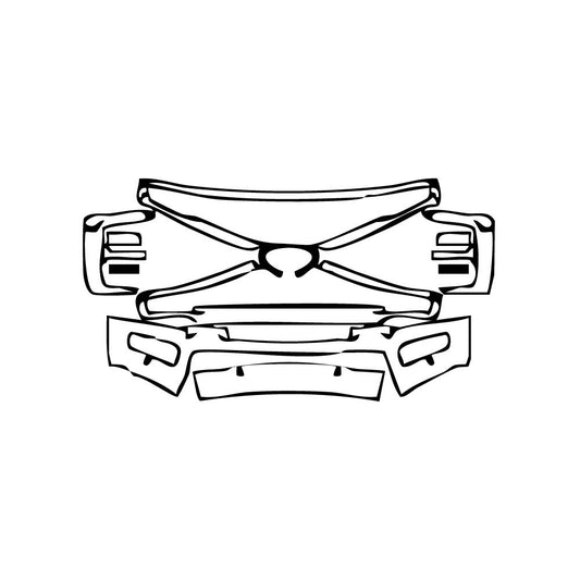 Pre-Cut PPF Ford Super Duty F-350 Crew Cab Platinum 2025 - PPF-Kits