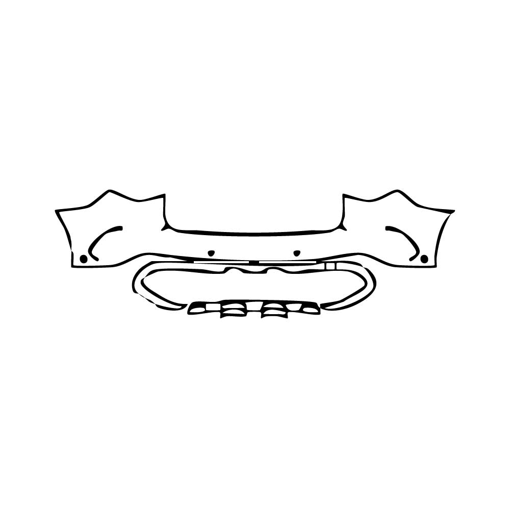 Pre-Cut PPF Mercedes-Benz GLC SUV Extended Wheelbase (GLC L) AMG Line 2025 - PPF-Kits