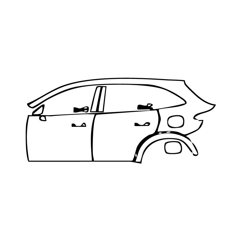 Pre-Cut PPF Mercedes-Benz GLC SUV AMG GLC 63 S e Performance 2025 - PPF-Kits