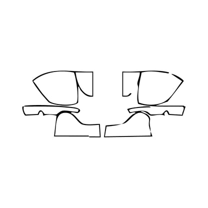 Pre-Cut PPF Mercedes-Benz AMG GT 2-Door AMG GT 63 S E Performance 2025 - PPF-Kits