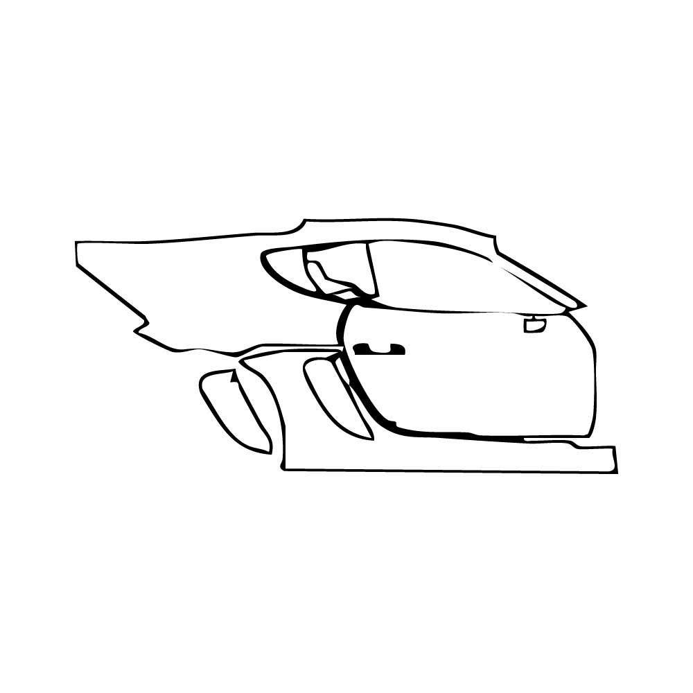 PPF prédécoupé Porsche 718 Cayman Cayman GT4RS 2025