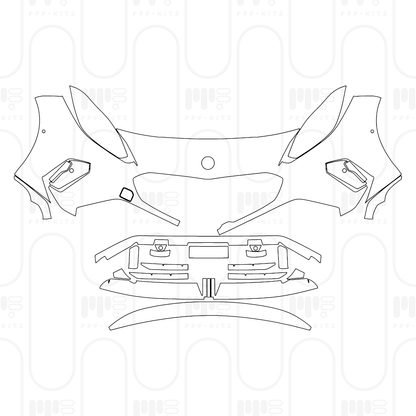 PPF prédécoupé BMW 2 Series Gran Coupe (Standard Wheelbase) M235 2025
