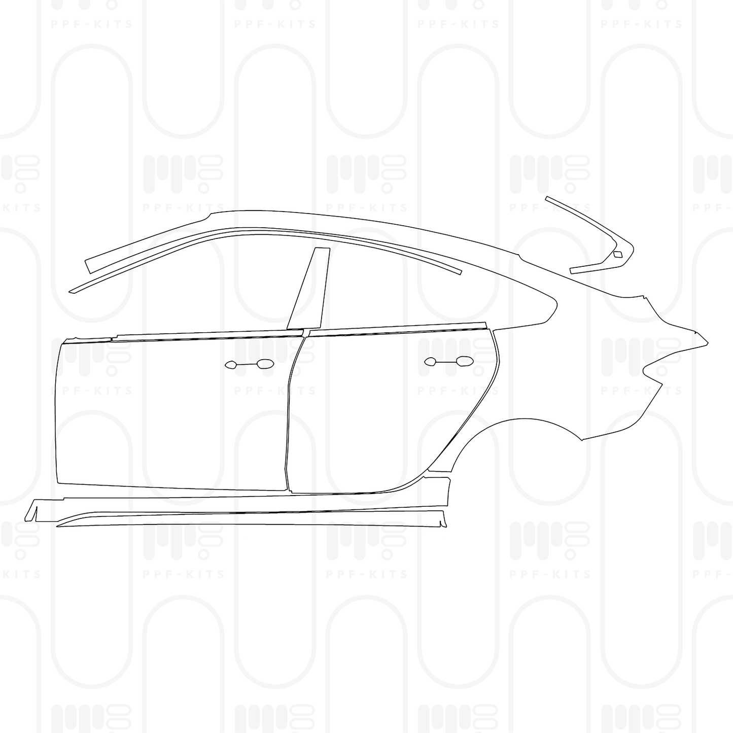 PPF prédécoupé BMW 2 Series Gran Coupe (Standard Wheelbase) M235 2025