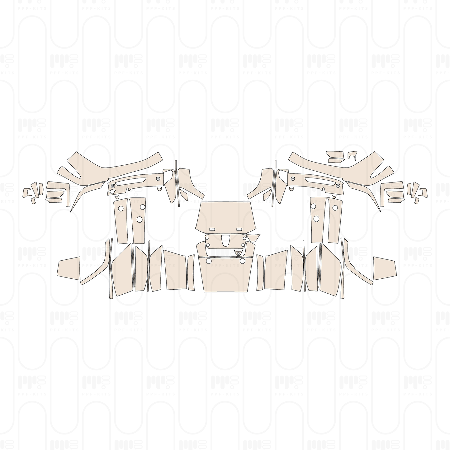 Rear Bumper Rear Diffuser