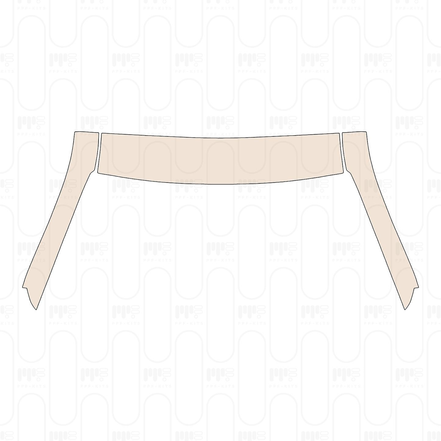 A-Pillar+Roof (front) without sunroof