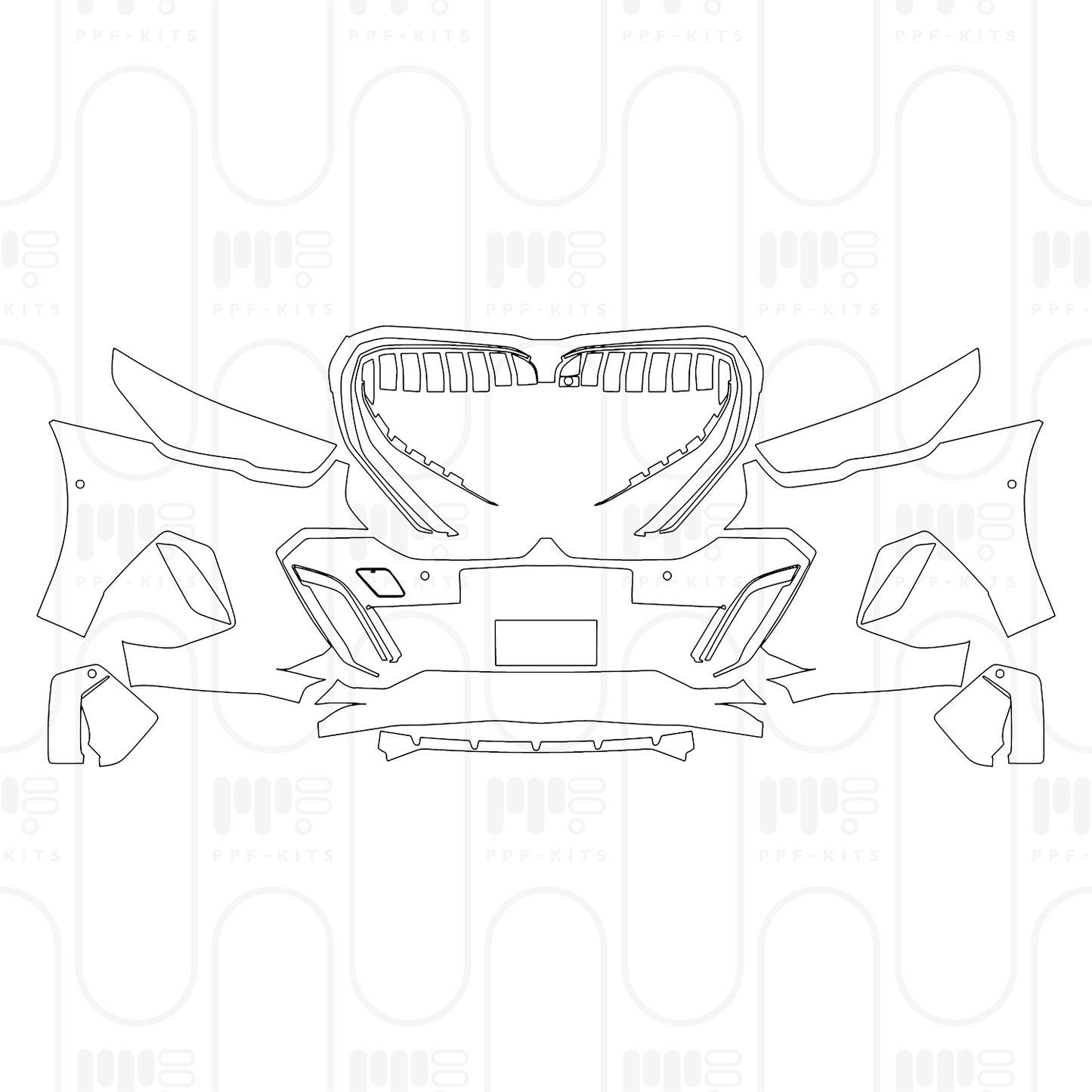 PPF prédécoupé BMW i5 Saloon Extended Wheelbase M Sports Suit 2025