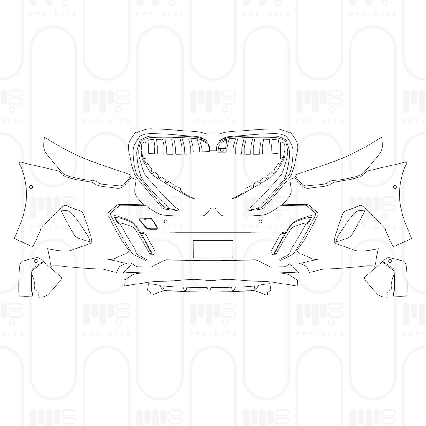PPF prédécoupé BMW i5 Saloon Extended Wheelbase M Sports Suit 2025