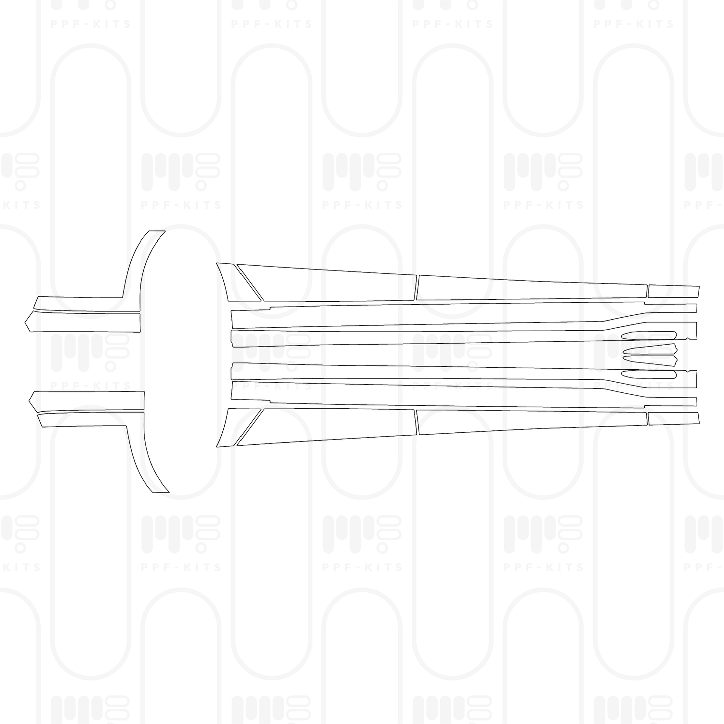 PPF prédécoupé BMW i5 Saloon Extended Wheelbase M Sports Suit 2025