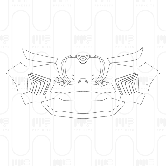 PPF prédécoupé BMW iX Shadowline 2025