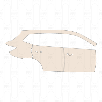 (right) Door+Rear Fender+Side Skirt