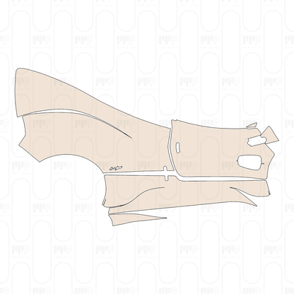 (right) Door+Side Skirt+Rear Fender