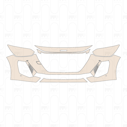 Bumper+Headlamp with 2 PDC (Parking Sensors)