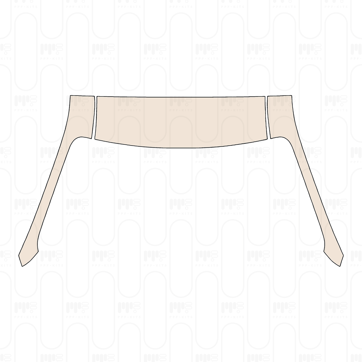 A-Pillar+Roof (front) without sunroof