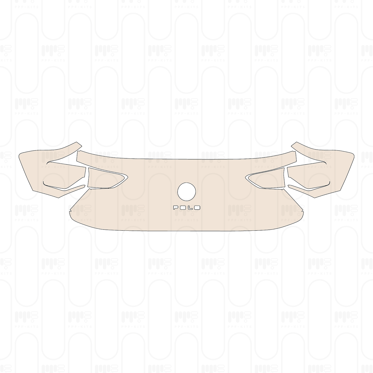 Trunk Lid with "POLO" Emblem