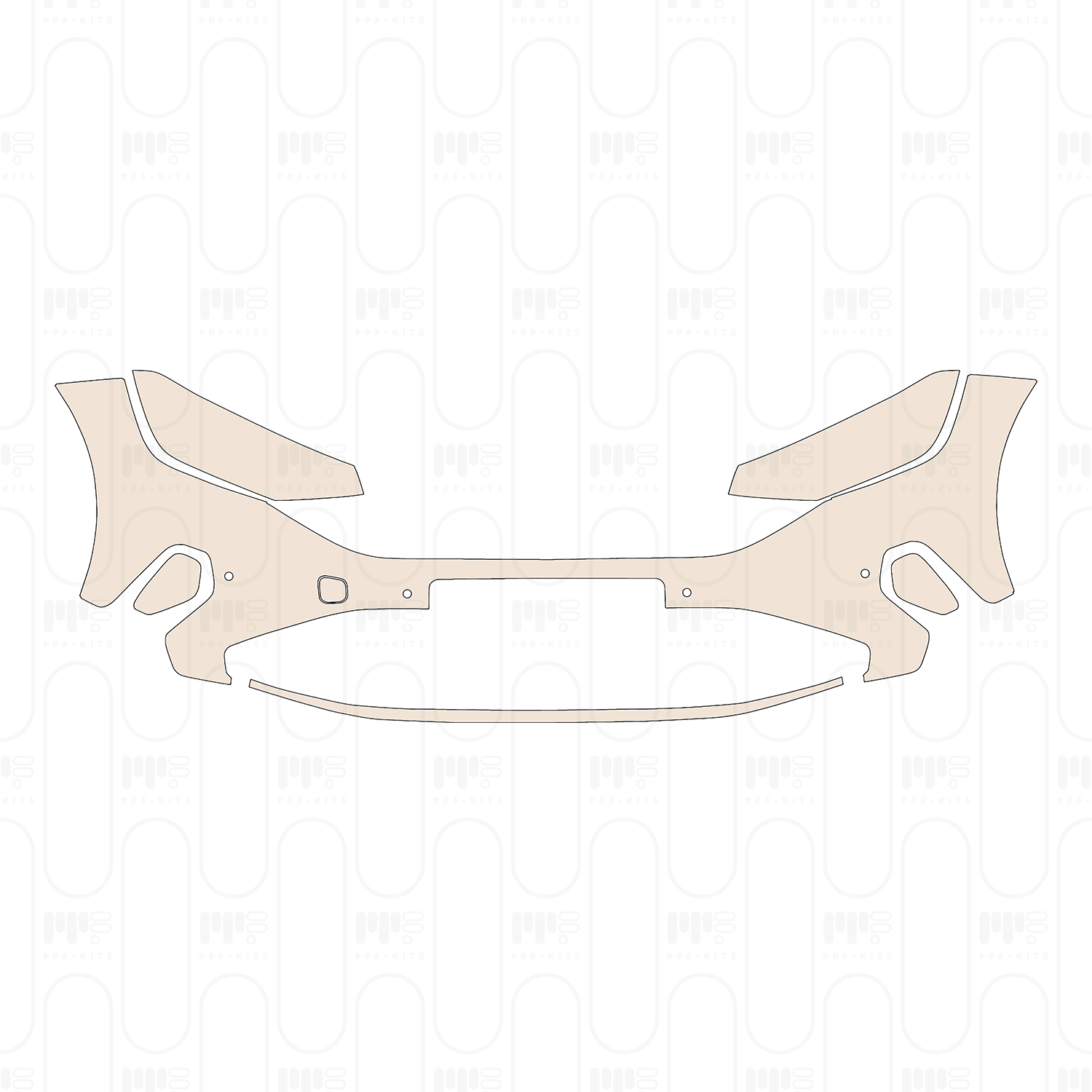 Bumper+Headlamp with 4 PDC (Parking Sensors)
