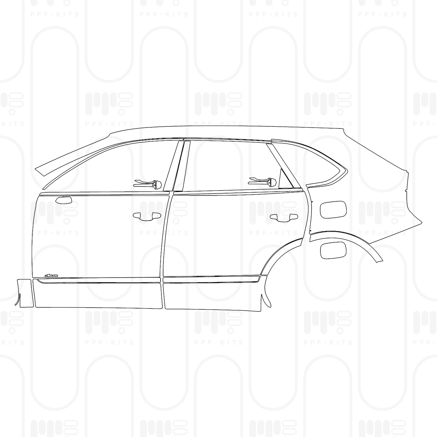 Pre-Cut PPF Bentley Bentayga Standard Wheelbase Azure 2025