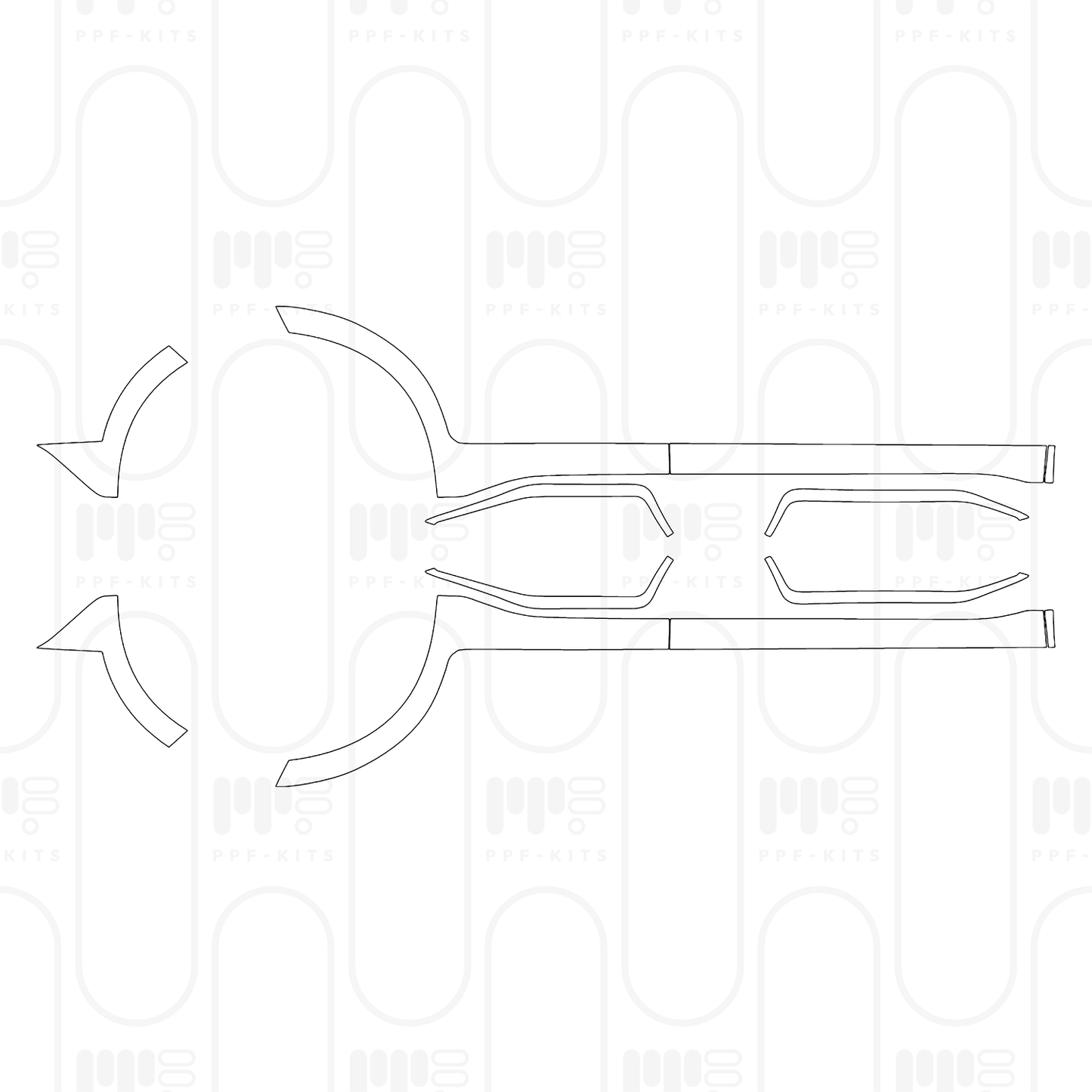 PPF prédécoupé BYD Yuan UP Base 2025