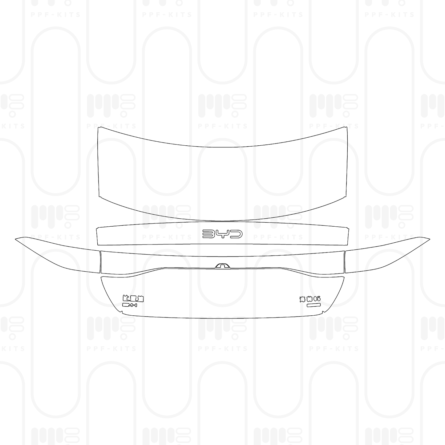 PPF prédécoupé BYD Seal 05 DM-i 2025