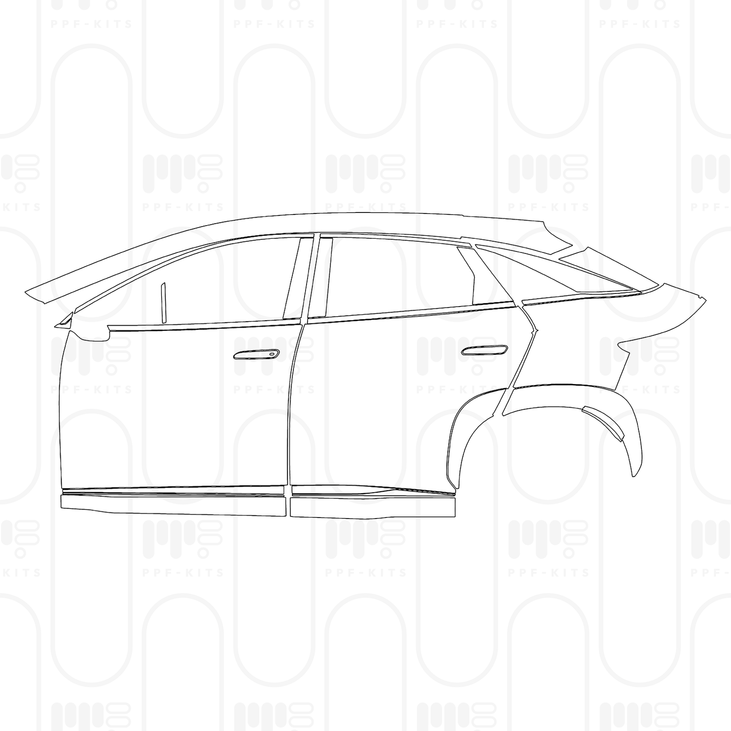 PPF prédécoupé BYD Sealion 7 EV 2025