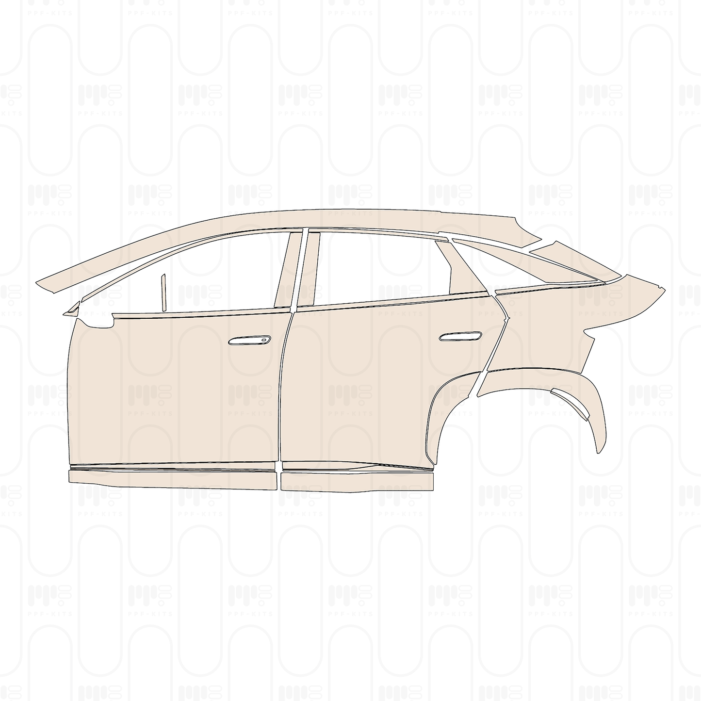 PPF prédécoupé BYD Sealion 7 EV 2025